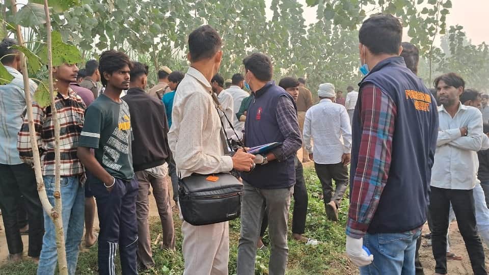 Meerut: A young man was killed by two bullets in the chest, his body was found lying in the forest