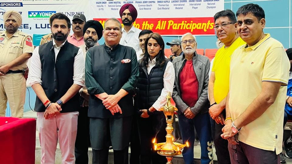 Cabinet Minister Sanjeev Arora inaugurated Punjab State Sub-Junior Badminton Championship