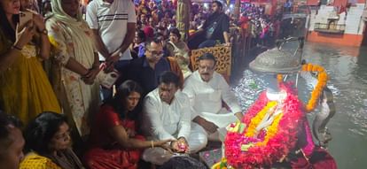 Mauritius Former President Prithviraj Singh Roopun reached Haridwar performed Ganga Aarti at Har Ki Pauri