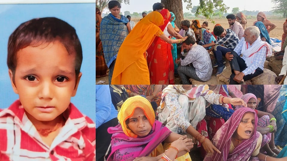 Tragedy in Agra: 5-year-old boy dies after falling into 50-feet-deep open well body recovered after 33 hours