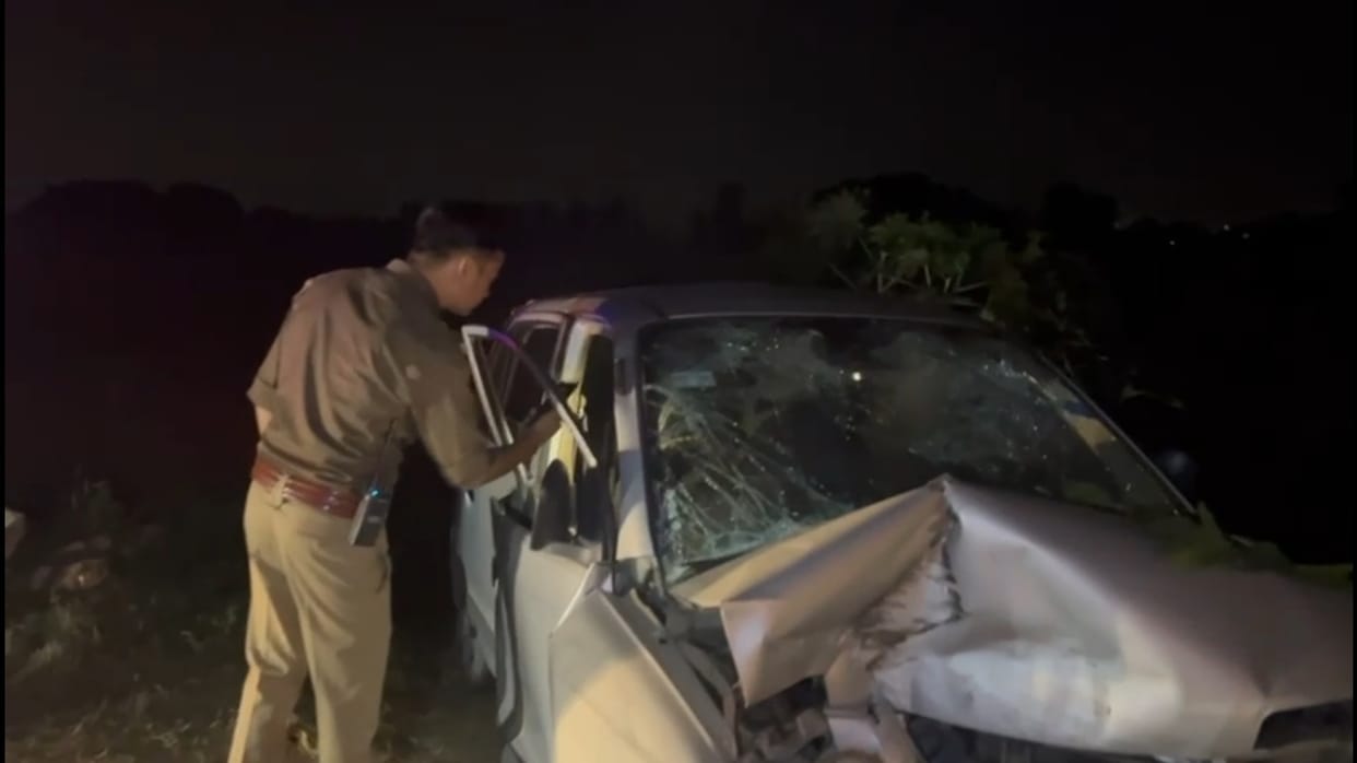 speeding car collided with a culvert killing a woman and a child injuring six others