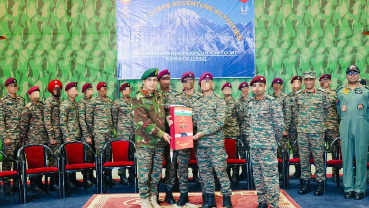 Indian Army launches adventurous operation Gajraj Corps Mount Kangto Expedition gets green light
