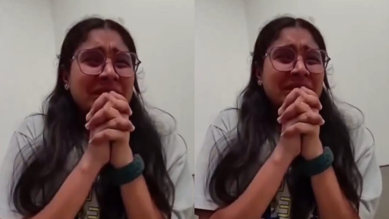 Indian woman stealing from a US supermarket she started creating drama as soon as the police caught her