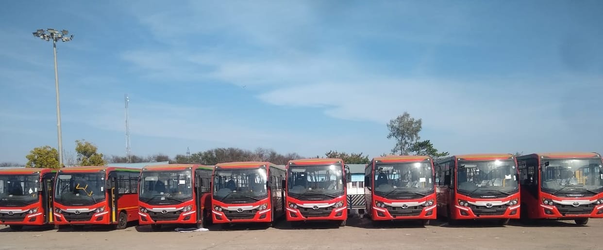 Bhopal News: 16 new CNG buses started in the capital Bhopal, providing relief to the bus service which was sta