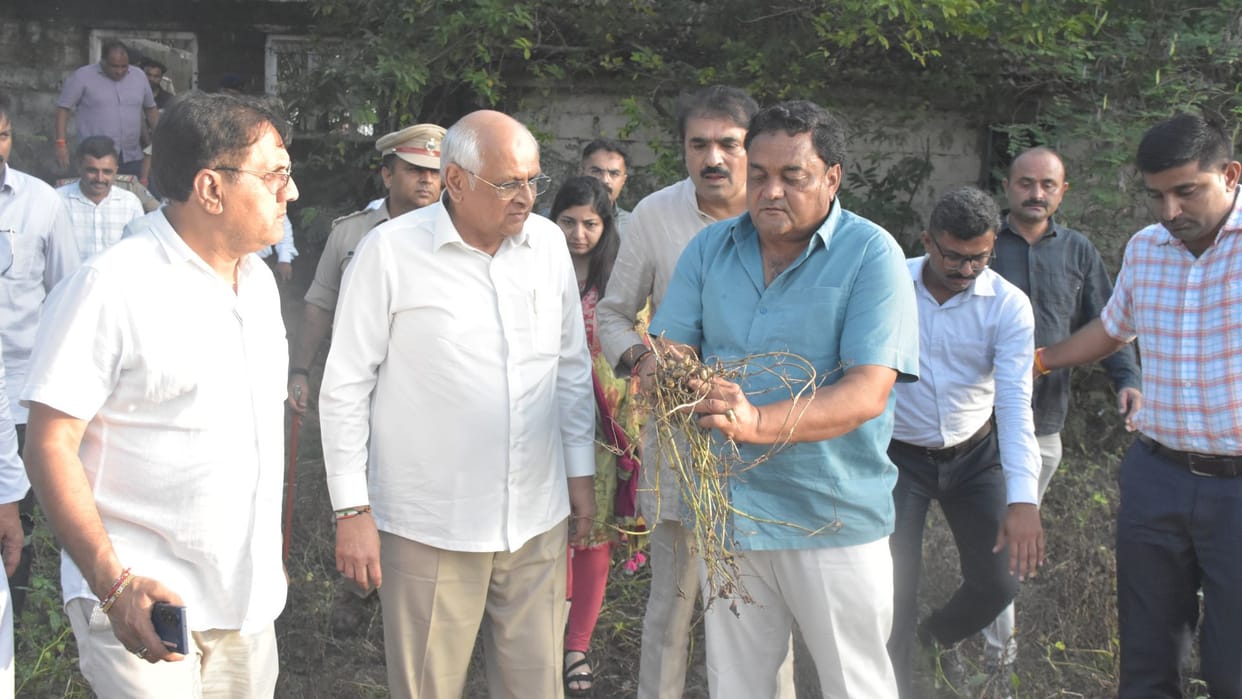 CM Bhupendra Patel inspected crop damage caused by unseasonal rains, said compensation will be provided soon