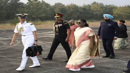 राष्ट्रपति द्रौपदी मुर्मू हल्द्वानी पहुंचीं