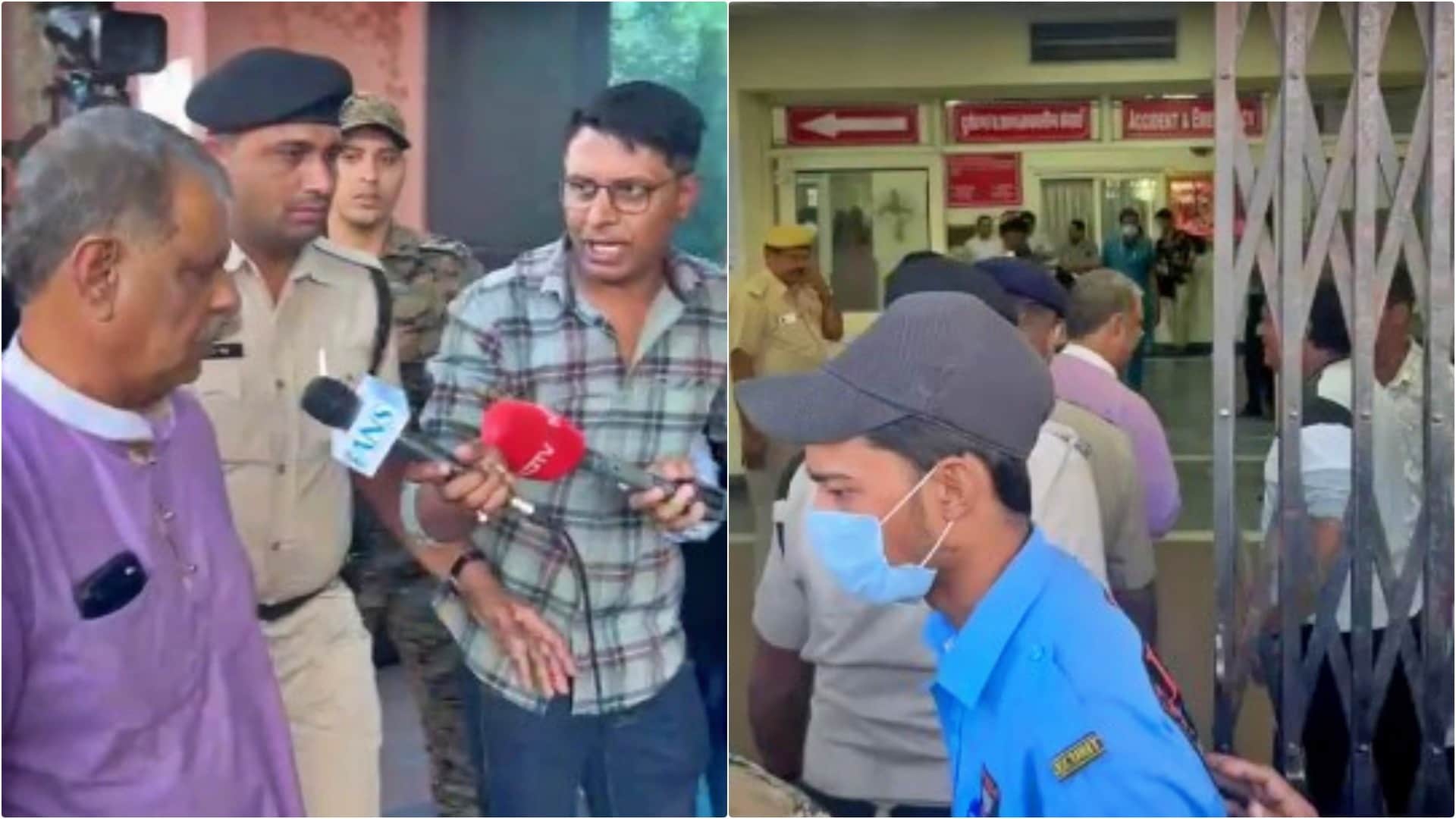 Jaipur Road Accident: 5 bodies arrive at Trauma Center, family members break down in tears upon seeing them