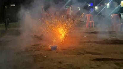 india Won CWC 2025 Celebrations erupt at residence of cricketer Kranti Goud in Chhatarpur MP