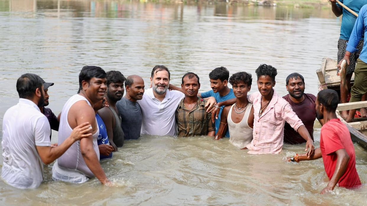 Bihar Elections Rahul Gandhi jump into pond...political turmoil in state politics at a glance before voting