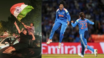Celebrations erupt across country from Delhi to Mumbai after India won ICC Women's World Cup 2025