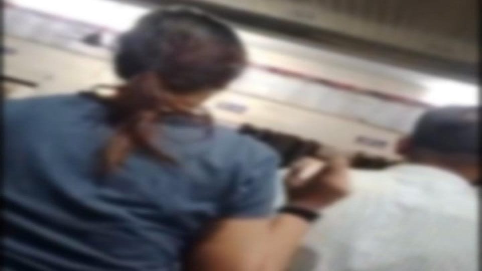 Midnight commotion in residential complex husband enraged after seeing young man assaulted wife in Korba