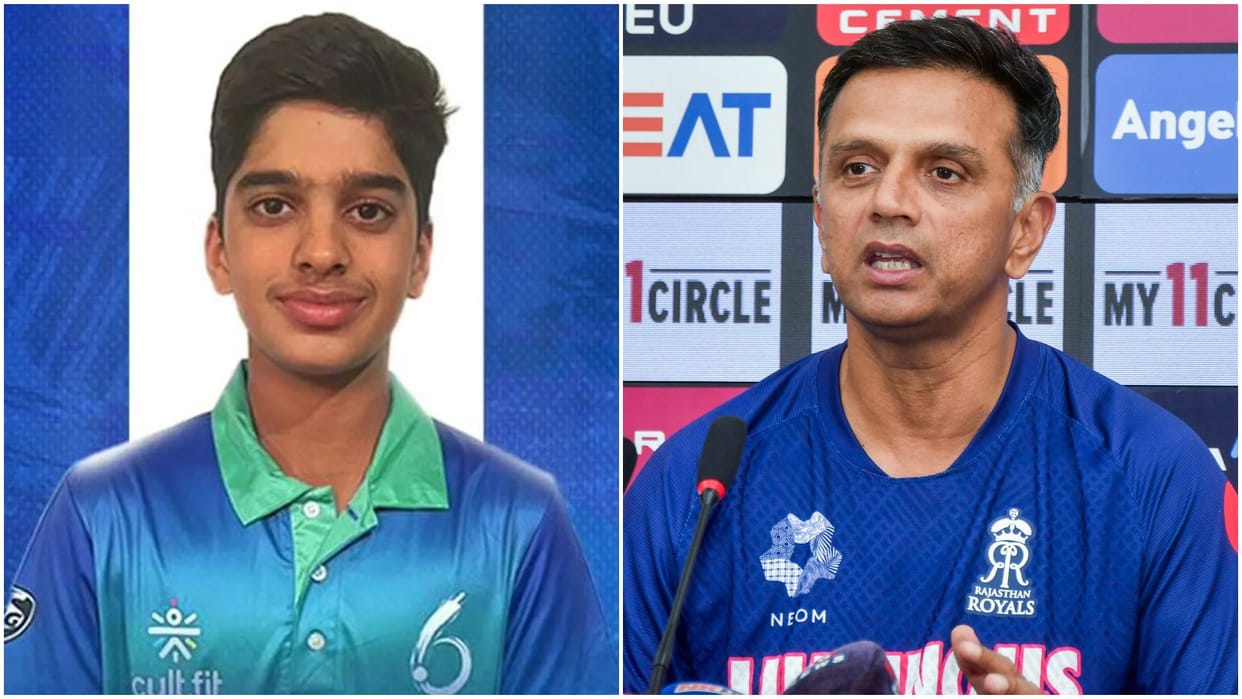 Rahul Dravid’s Younger Son Anvay Selected for U19 One-Day Challenger Trophy