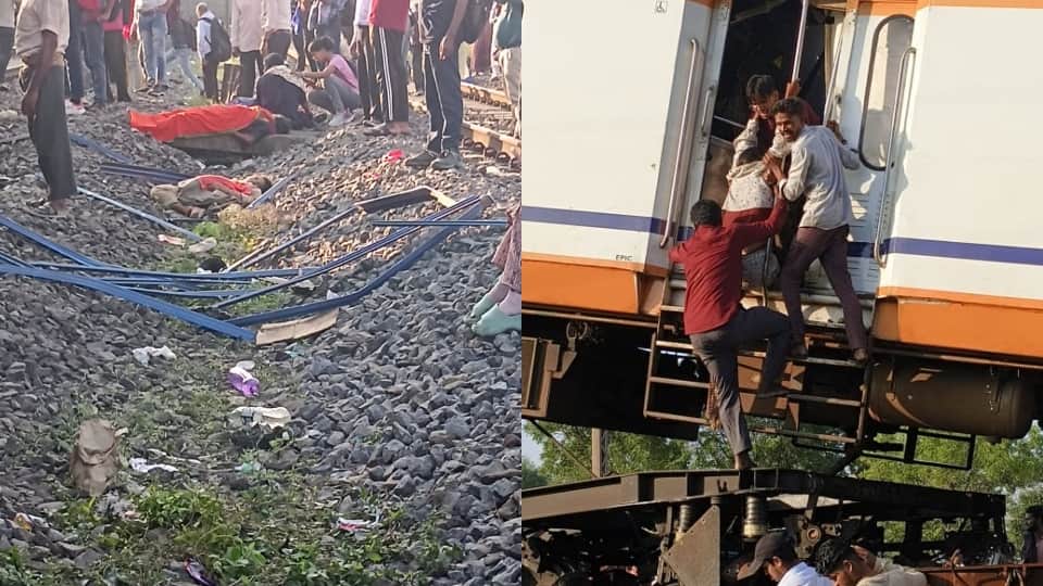Bilaspur Train Accident Scene of devastation on the track screams all around