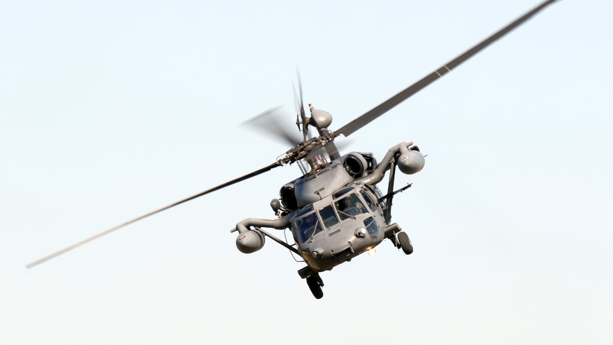 Iranian military helicopter crashed into fruit and vegetable market, several died