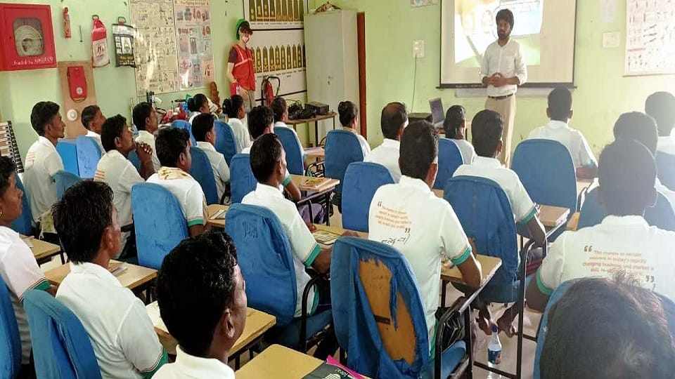 Naxalite uniforms are now replaced by hotel uniforms 30 surrendered Naxalites are being trained in hospitality