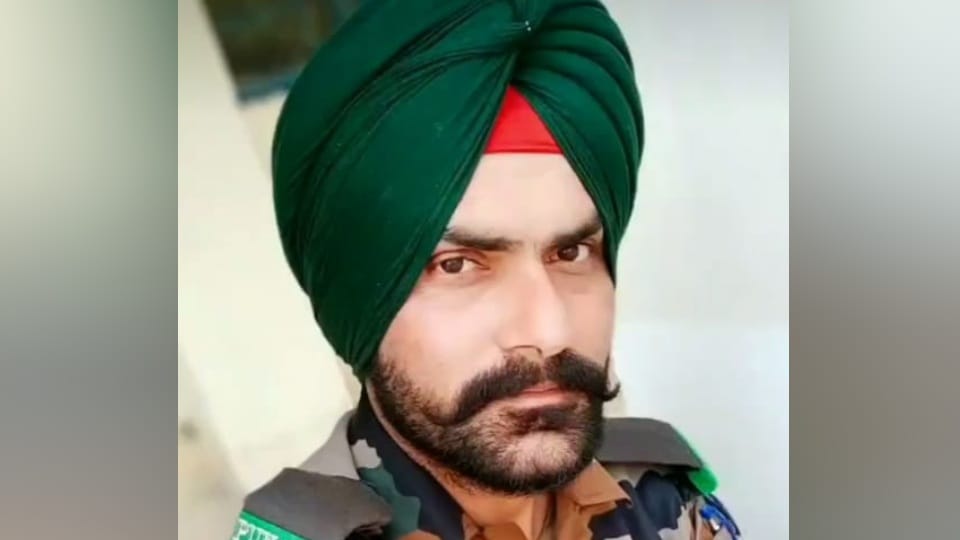 Army soldier from Barnala martyred in Budgam, Srinagar