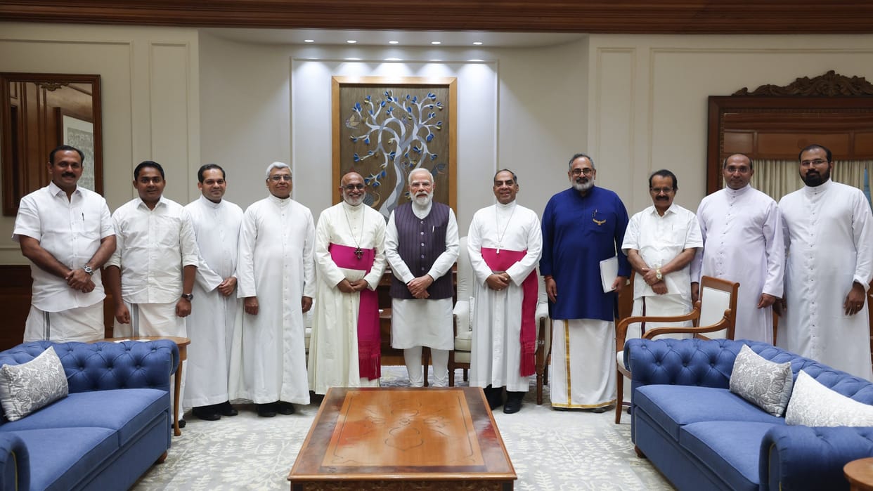 PM Modi meets delegation of bishops from Syro-Malabar Church