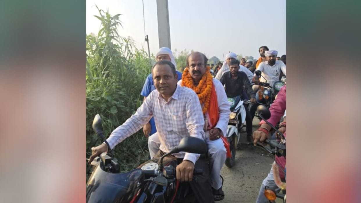 Bihar Election: JDU candidate campaign on a motorcycle proves costly government teacher suspended