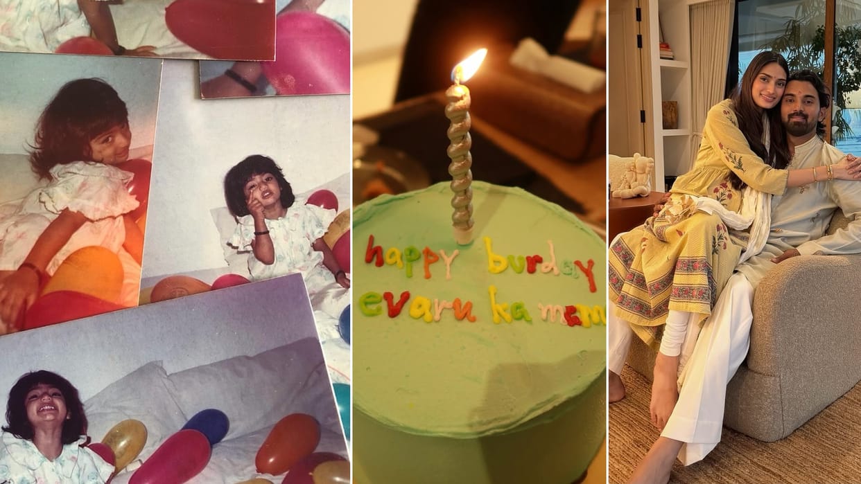 Athiya Shetty thanks fans for birthday lovely wishes share childhood photos with k l rahul