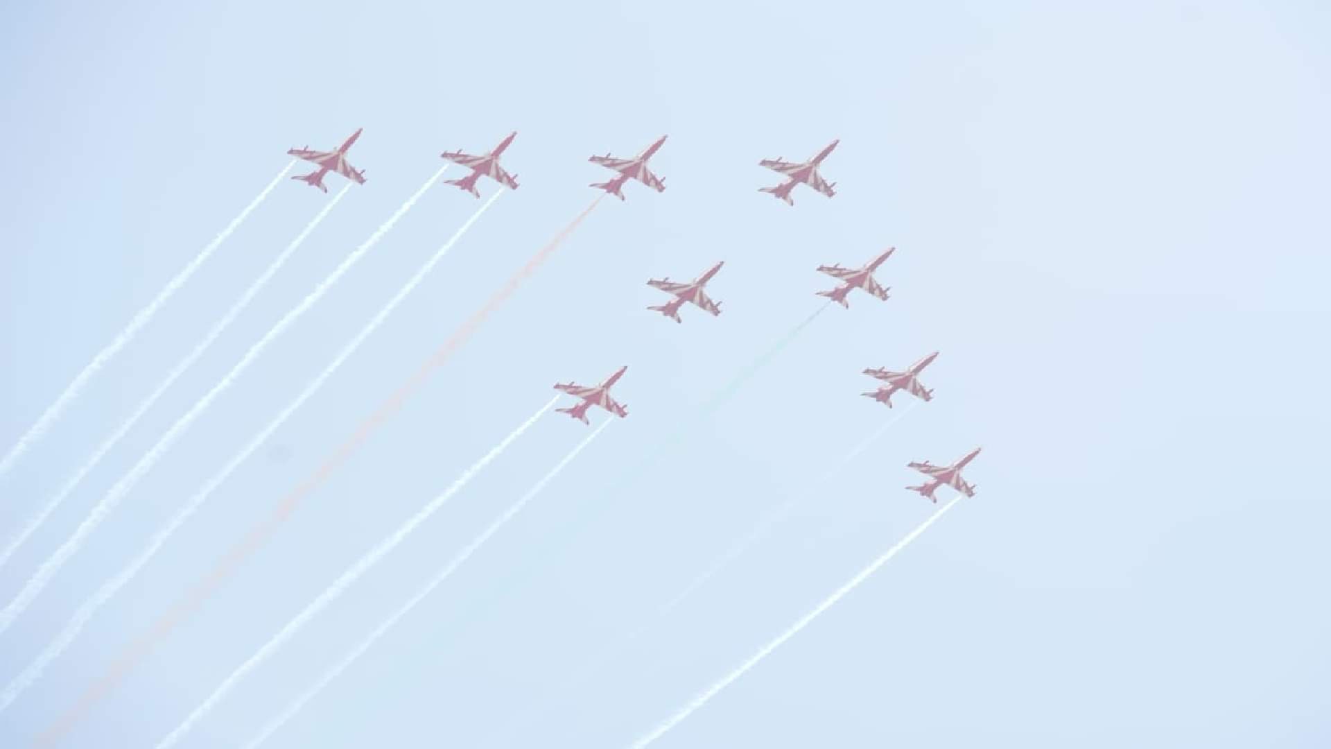 Indian air force suryakiran aerobatic show in new Raipur on Rajyotsav, Jai Johar echoed in the sky