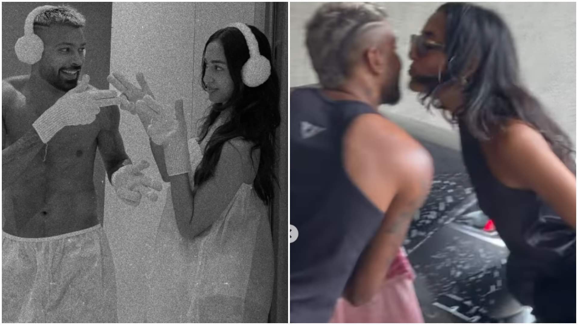 Hardik Pandya shares romantic pictures with Mahieka Sharma, couple seen getting cozy by the sea; Photos