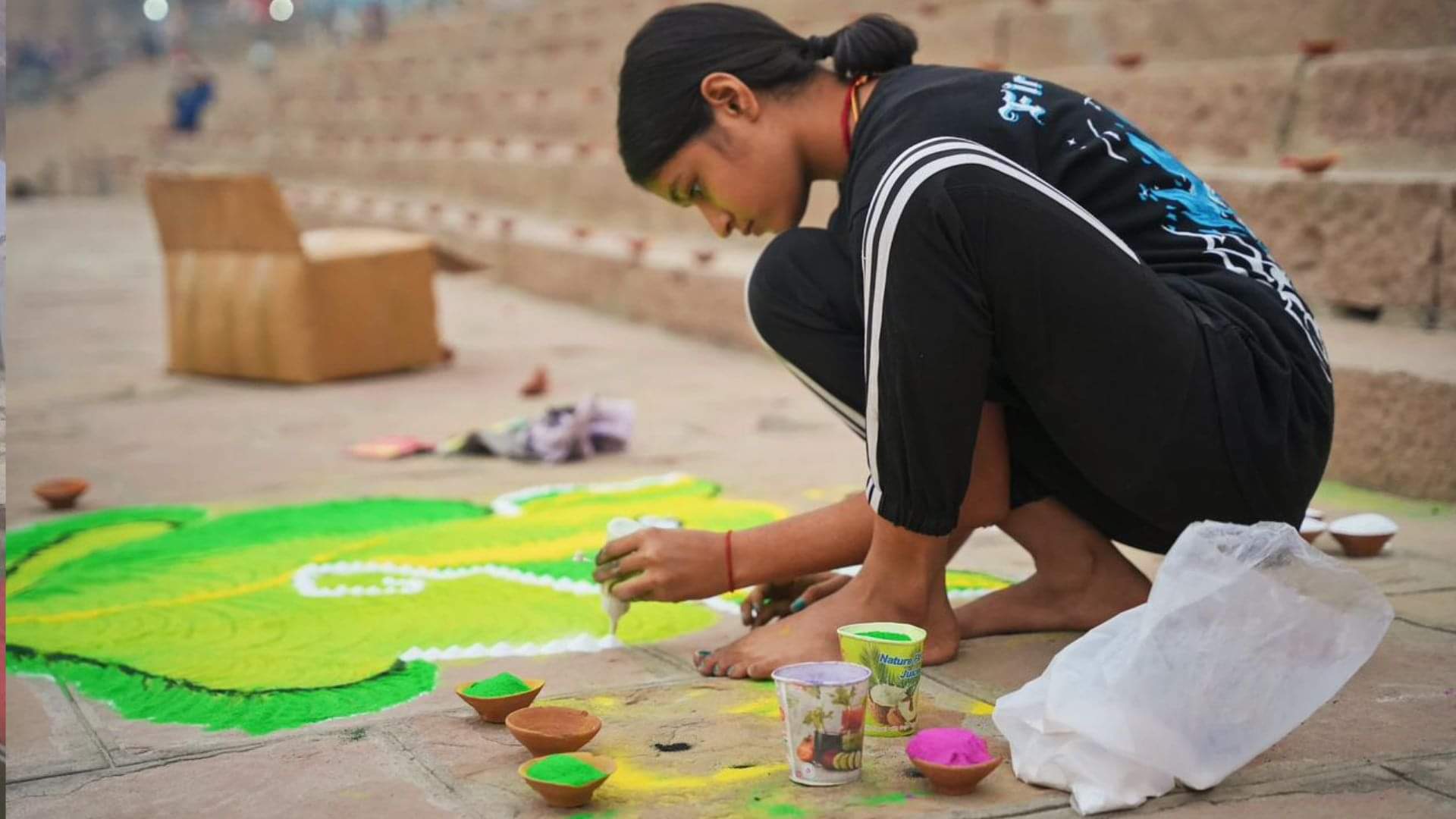 Dev Deepawali 2025 Varanasi See in pictures of grand celebration in Kashi with lamps and rangoli