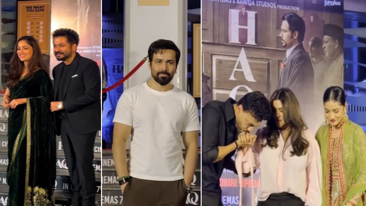 Haq Screening attend by yami Gautam aditya dhar emraan hashmi ekta kapoor watch viral video
