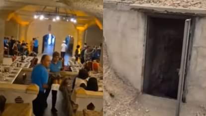 This restaurant is built underground people are happily eating inside the video goes Viral on Internet