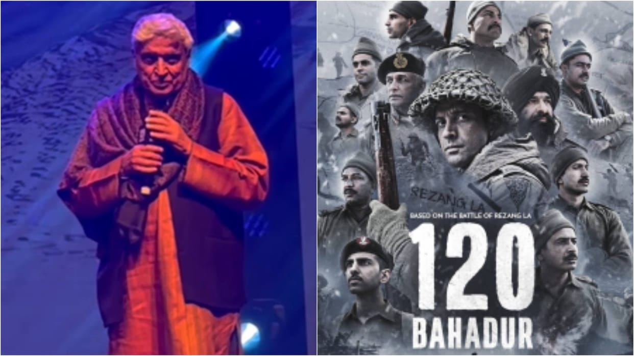 Javed Akhtar shares views on Farhan and Ritesh Sidhwani upcoming Movie 120 Bahadur says they made a great film