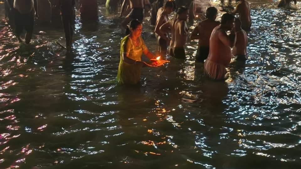 kartik purnima snan 2025 wave of faith surges devotees are being monitored from ground to sky