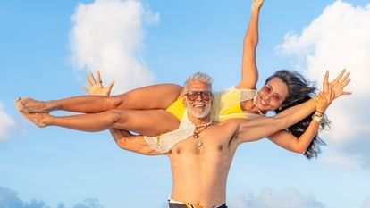 milind soman shares glimpse of his 60th birthday with wife ankita konwar