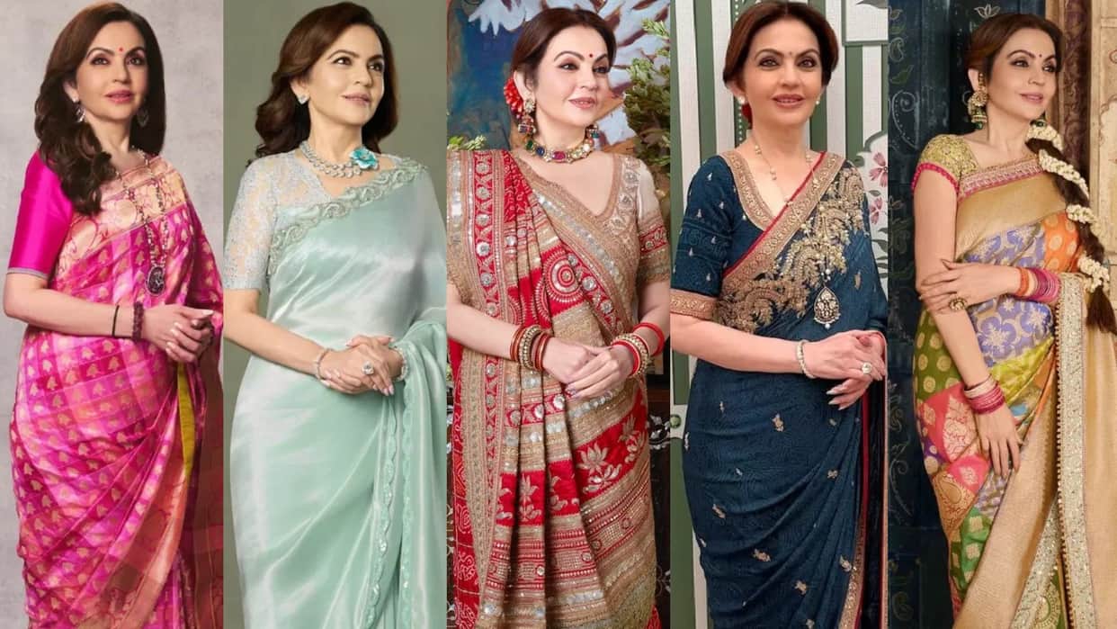 Trendy Saree Design Inspired By Nita Ambani Perfect For Wedding Season