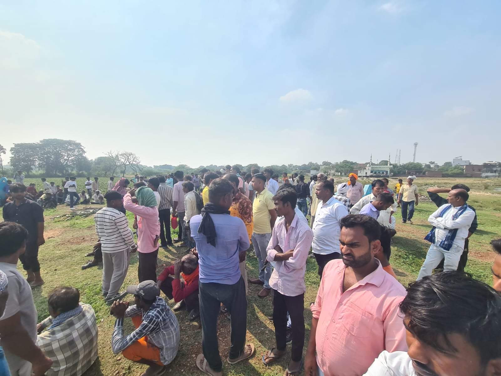 Amethi: Husband and wife's funeral pyre was raised together, eyes became moist.