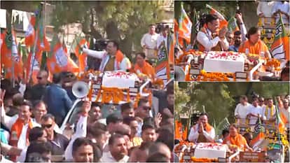 Anta By-election 2025 CM Bhajanlal Sharma held roadshow in Mangrol, Rajasthan Politics News in Hindi