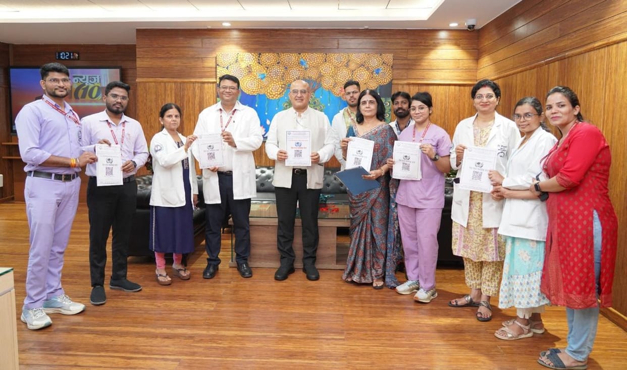 Bhopal News: New initiative for eye donation, AIIMS launches QR code, form can be filled from home, complete i