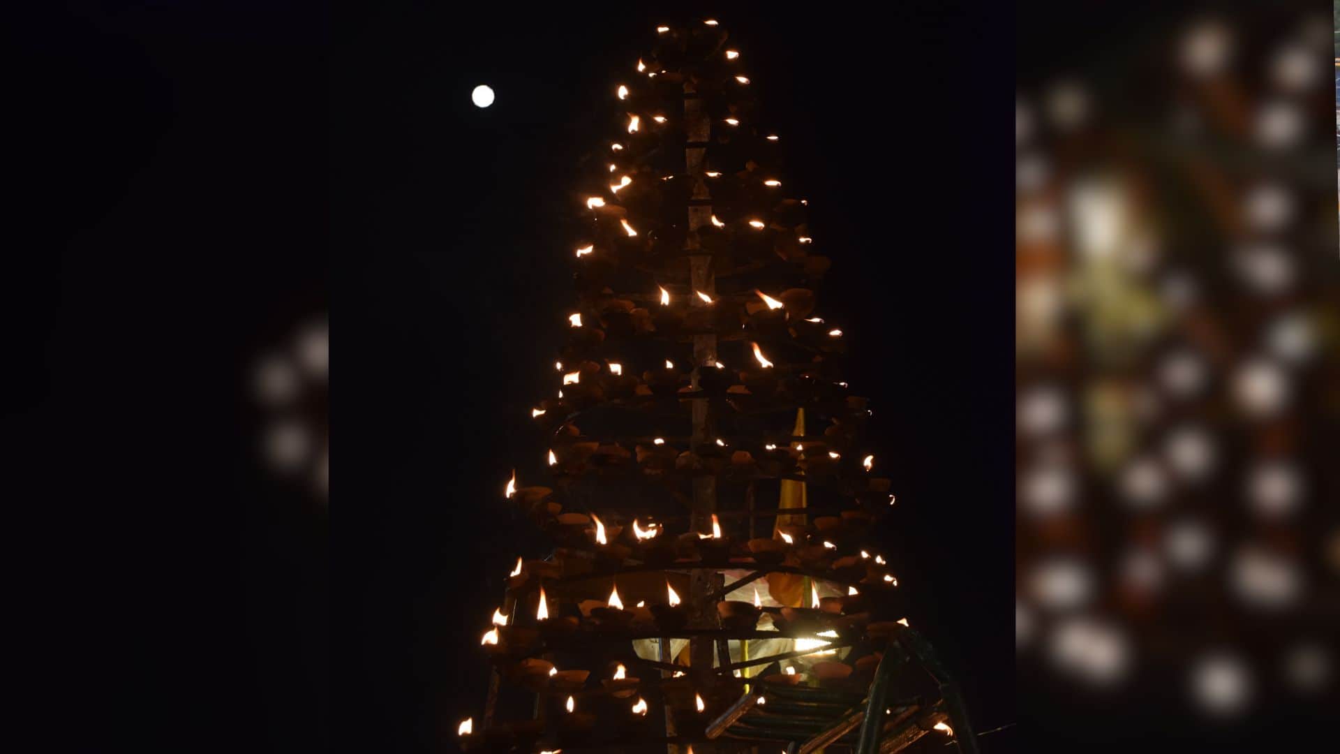 Dev Deepawai in Kashi shone like gold crescent-shaped coast bathed in light of countless lamps