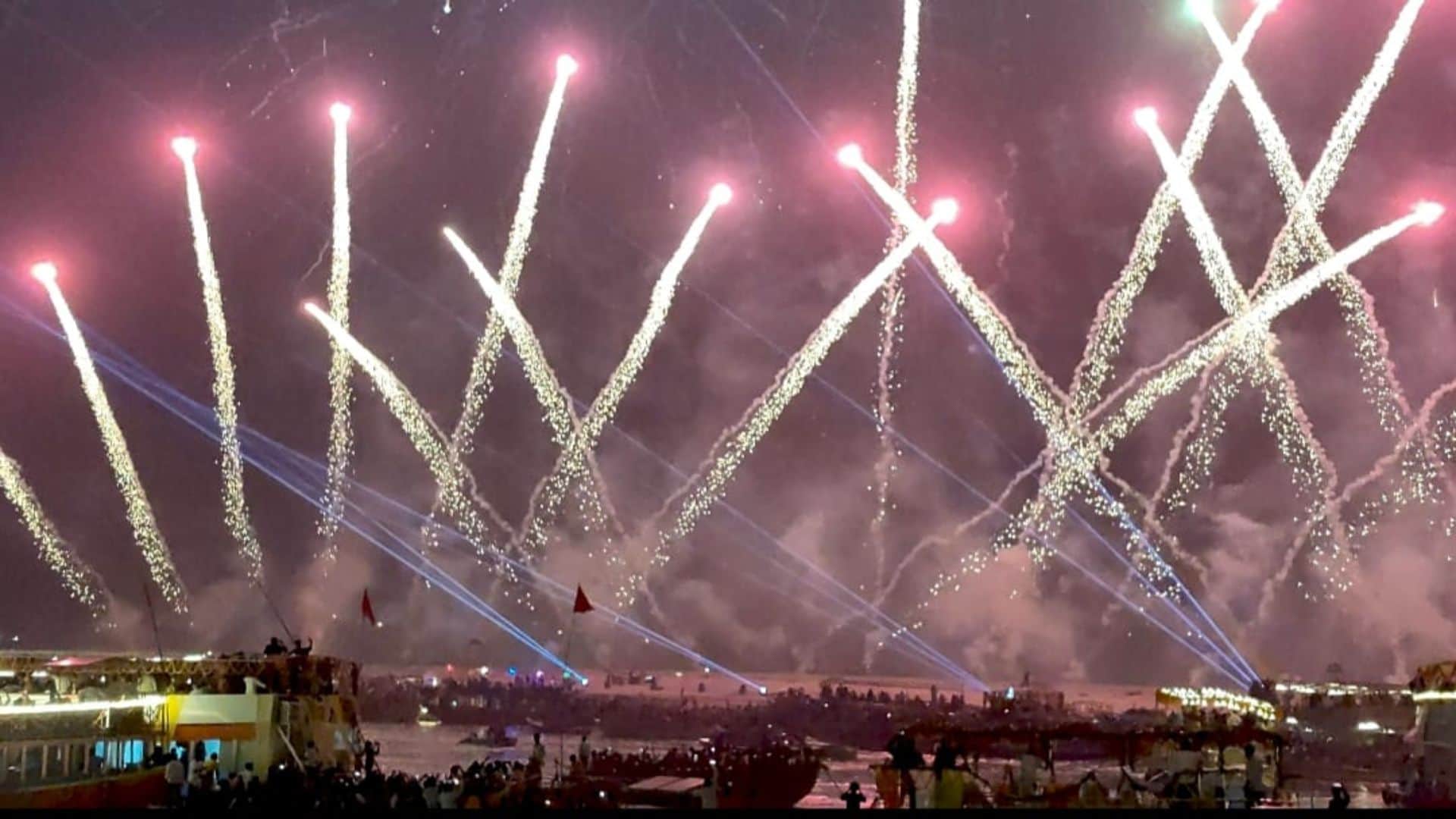 Dev Deepawai in Kashi shone like gold crescent-shaped coast bathed in light of countless lamps