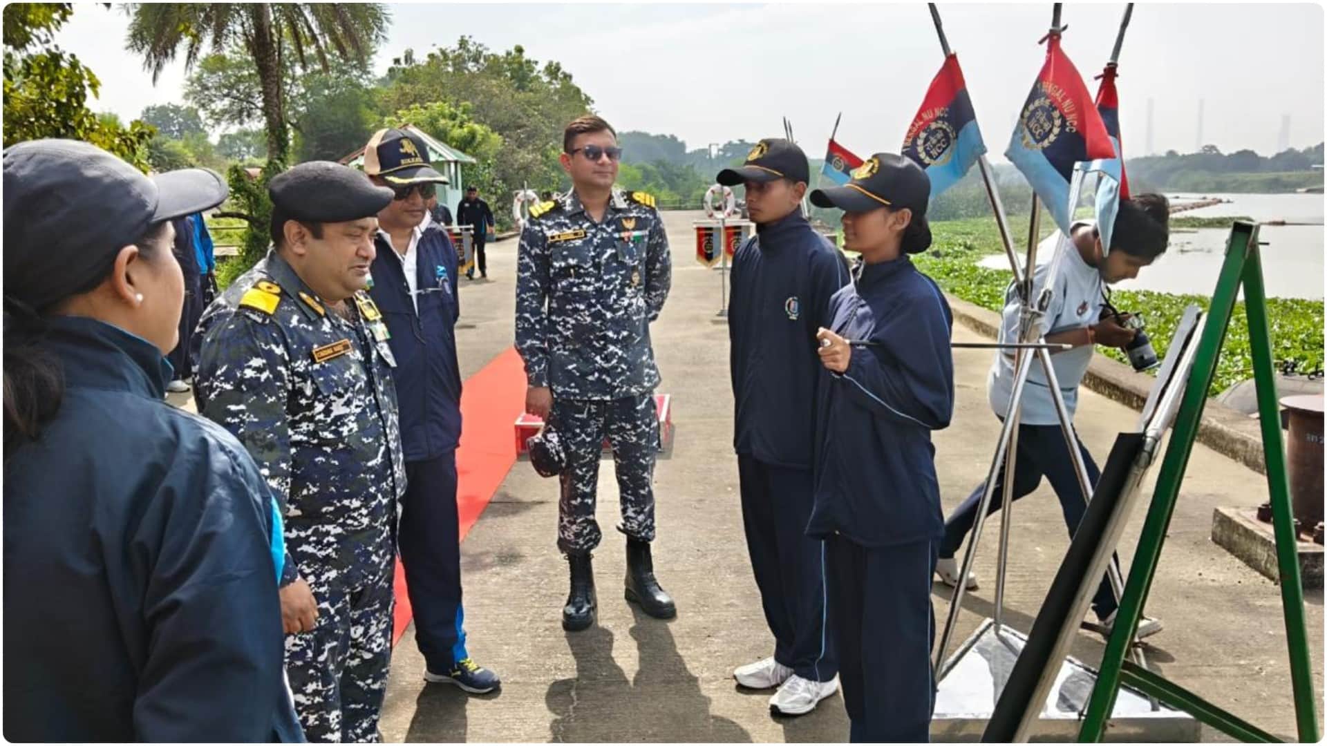 Sailing for the Nation: NCC Cadets Embark on an Inspiring Voyage from Farakka to Kolkata