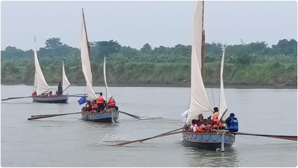 Sailing for the Nation: NCC Cadets Embark on an Inspiring Voyage from Farakka to Kolkata