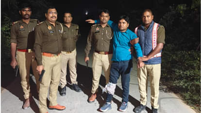Gorakhpur Khorabar police encounter cattle smuggler, one arrested - reward of 25 thousand rupees