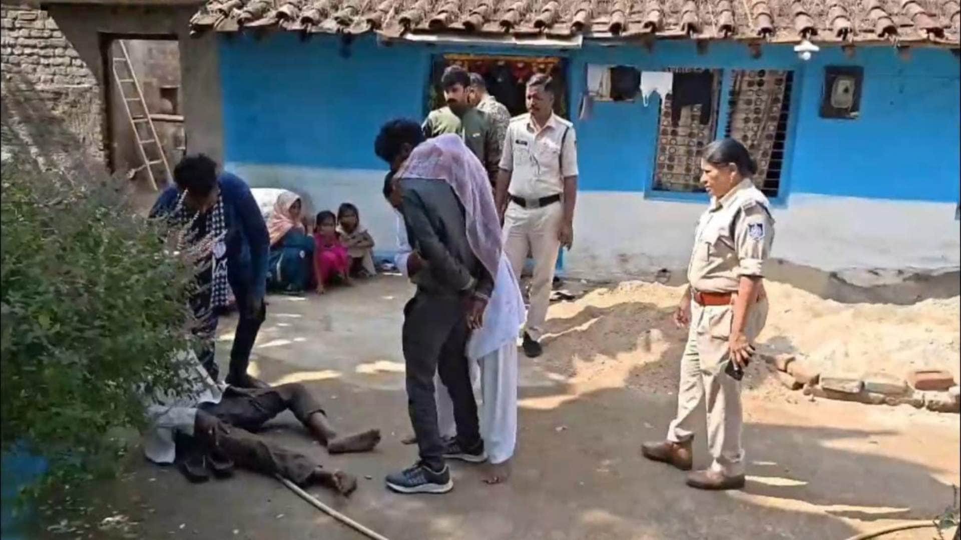 घटना के बाद मौके पर पहुंची पुलिस।