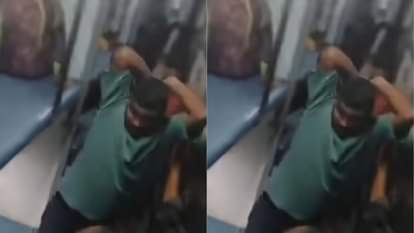 Passenger refuses to pay 20 rupees extra for food so vendor hits him with belt Video goes Viral