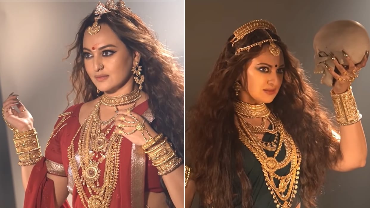 How Sonakshi Sinha transform into a dhan pishachini for film jatadhara Watch here