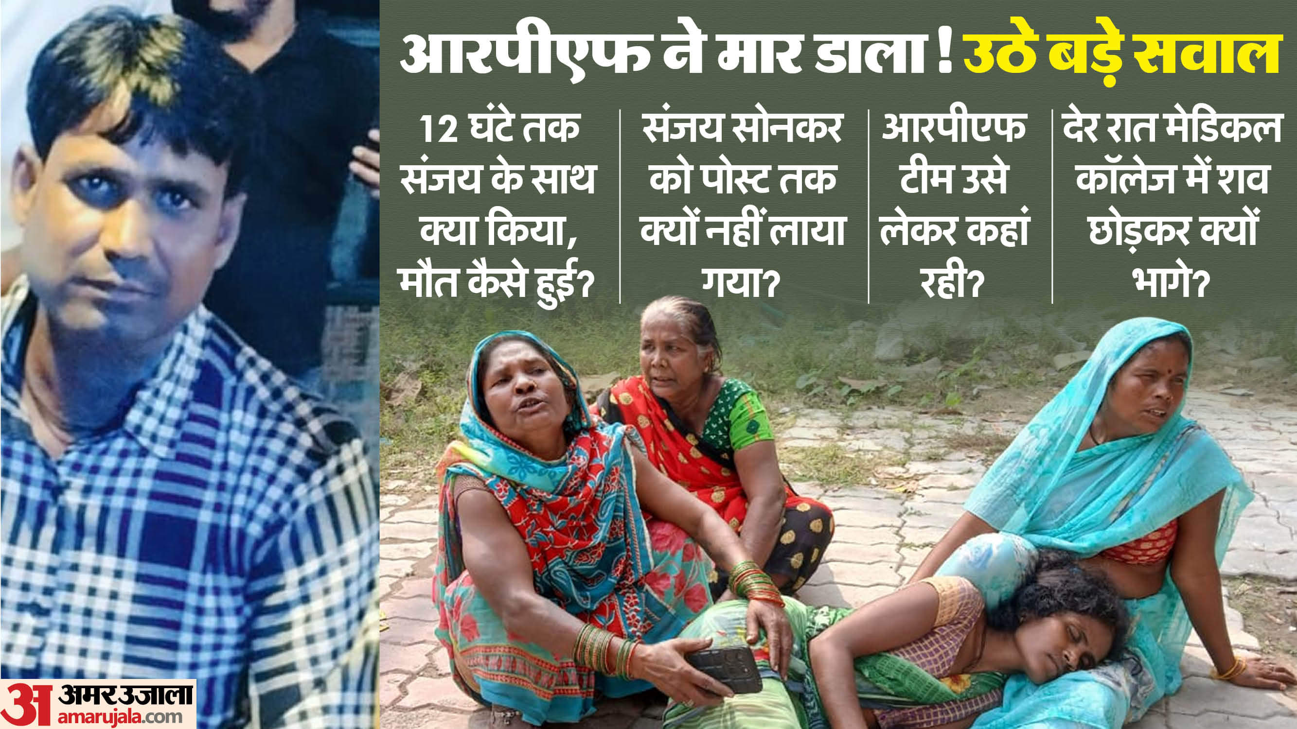 Man died in custody in Gonda due to third-degree torture Case on Two RPF constables