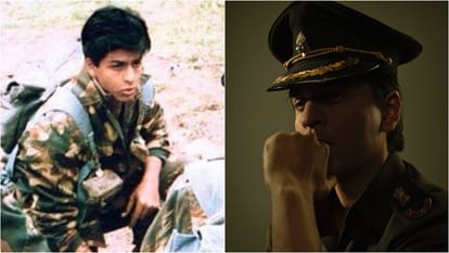 Shah Rukh Khan fauji Look: King Khan photographs In military Uniform Goes Viral