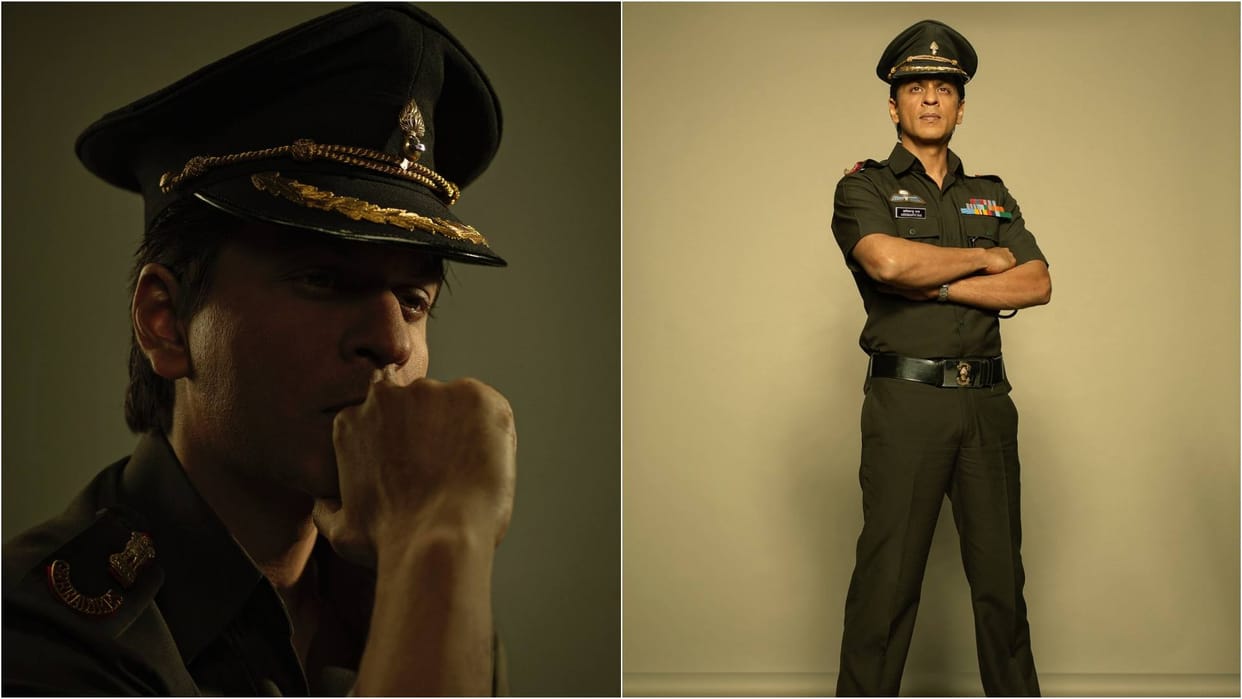 Shah Rukh Khan fauji Look: King Khan photographs In military Uniform Goes Viral