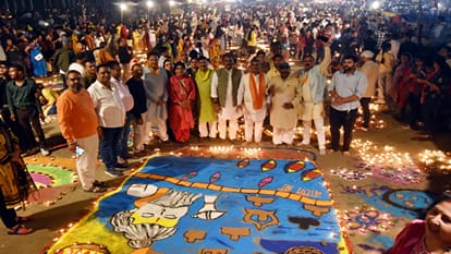 Dev Deepawali: A dip of faith in the morning at the confluence, and the rainbow hues of lamps seen on the ghat