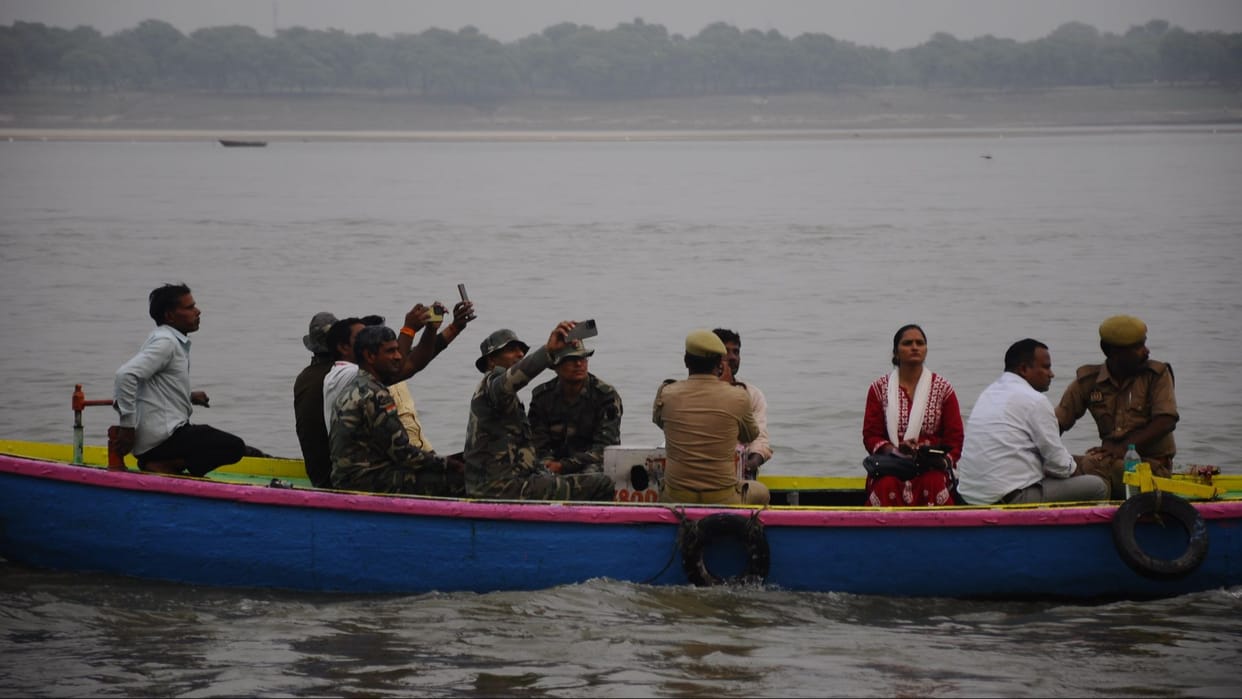 Varanasi Weather Update of hot during day and cold at night