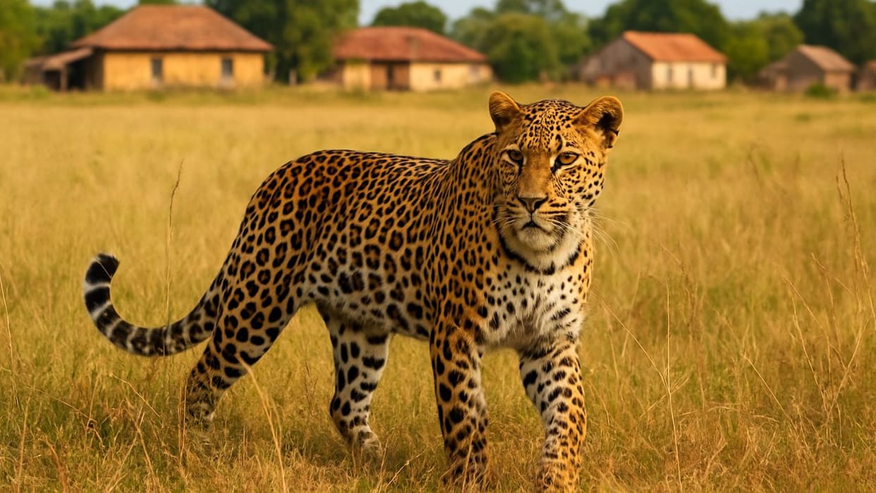 Leopard attack on ten year old girl in Lakhimpur Kheri