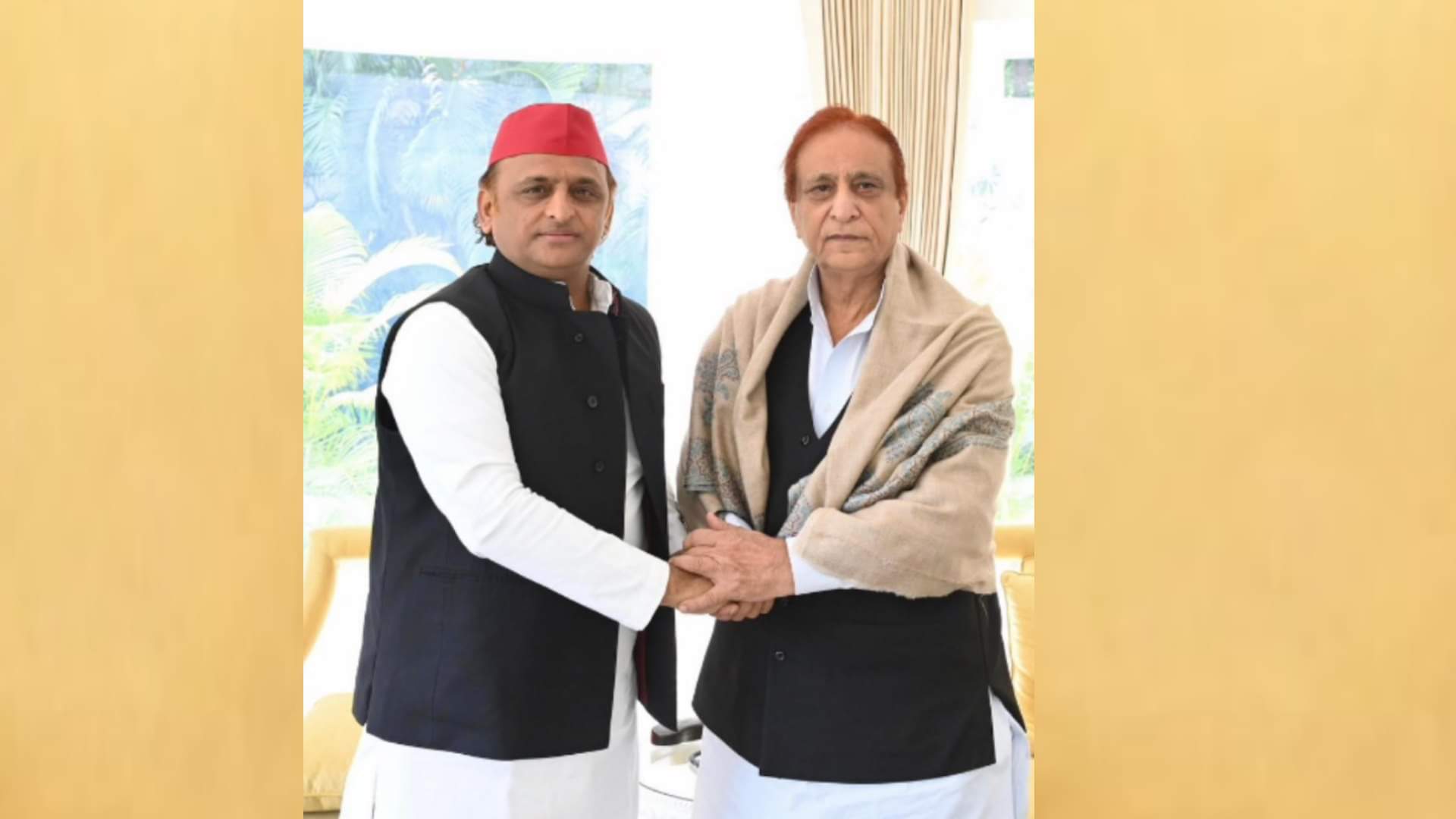 SP leader Azam Khan Meets to Akhilesh Yadav in Lucknow.